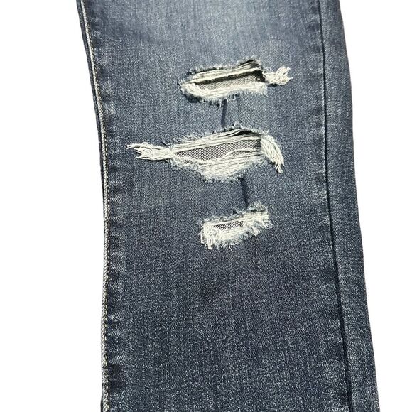 Levi's 721 High Rise Skinny Ankle Distressed Size 4 W 27 - Picture 4 of 9